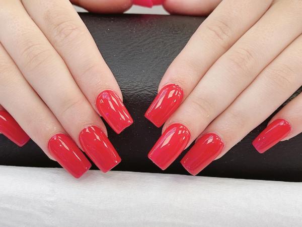 Full Set Acrylic with Shellac